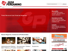Tablet Screenshot of guiapergamino.com